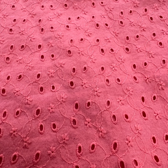 J. CREW Asymmetrical Eyelet Skirt in Coral Size S - Picture 5 of 6